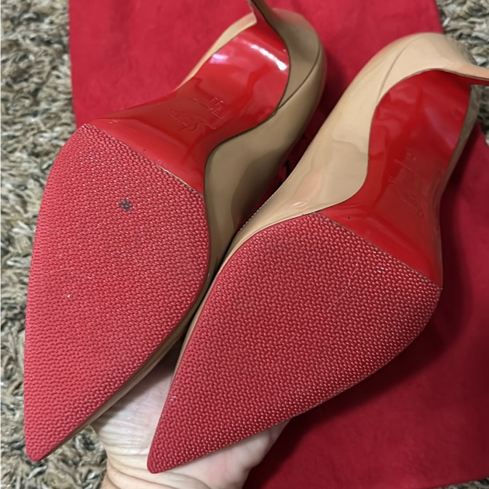 Christian Louboutin nude heels